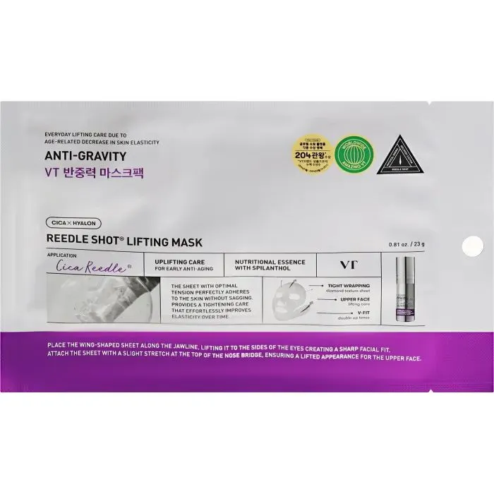 Маска для обличчя VT Cosmetics Reedle Shot Lifting Mask (8803463006587)