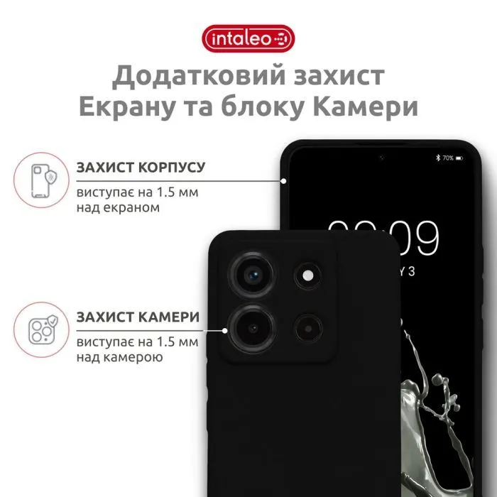 Чохол до мобільного телефона Intaleo SoftShell Motorola Moto G86 Power Black (1283126635984) зображення 4