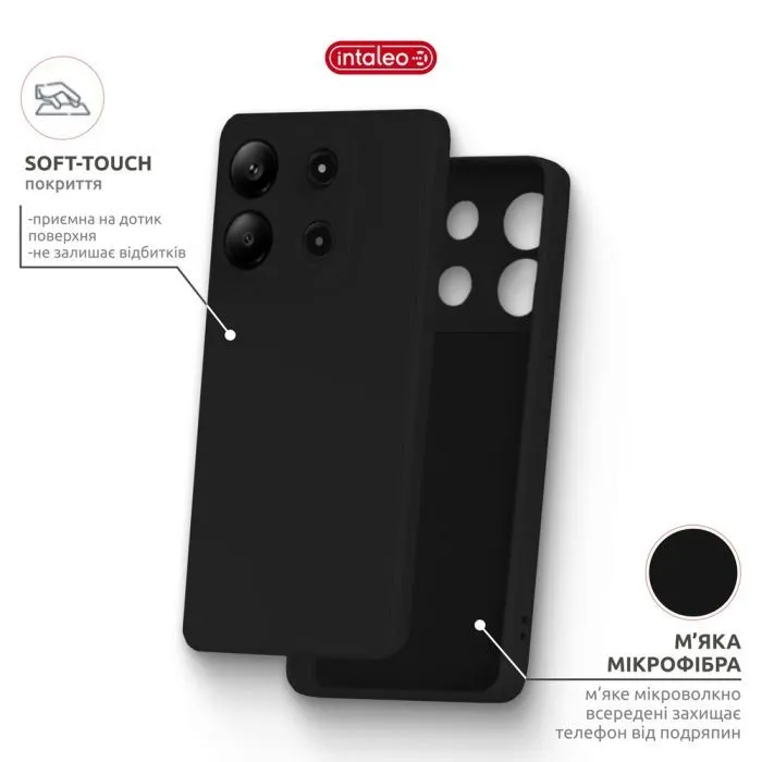 Чохол до мобільного телефона Intaleo SoftShell Motorola Moto G86 Power Black (1283126635984) зображення 5