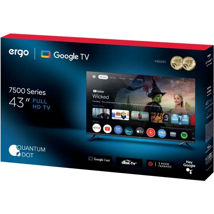 Телевізор Ergo 43JFQ7500 зображення 9