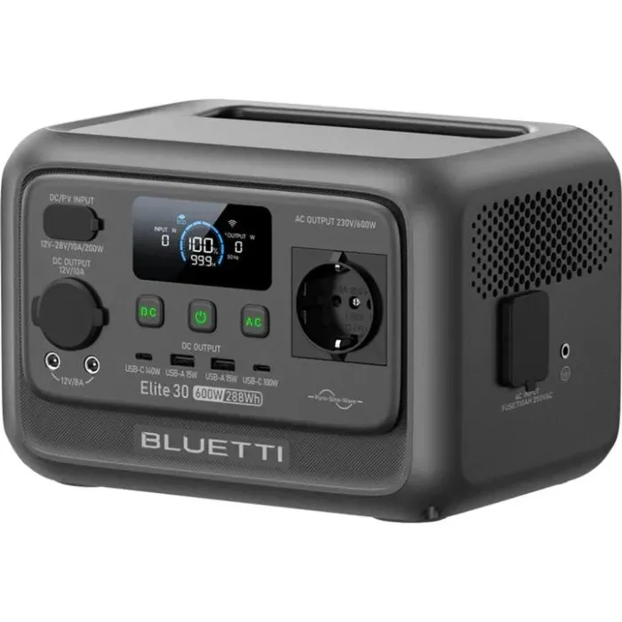 Зарядна станція BLUETTI Elite 30 V2, 600W, 288Wh Green (EL30V2 green) зображення 5