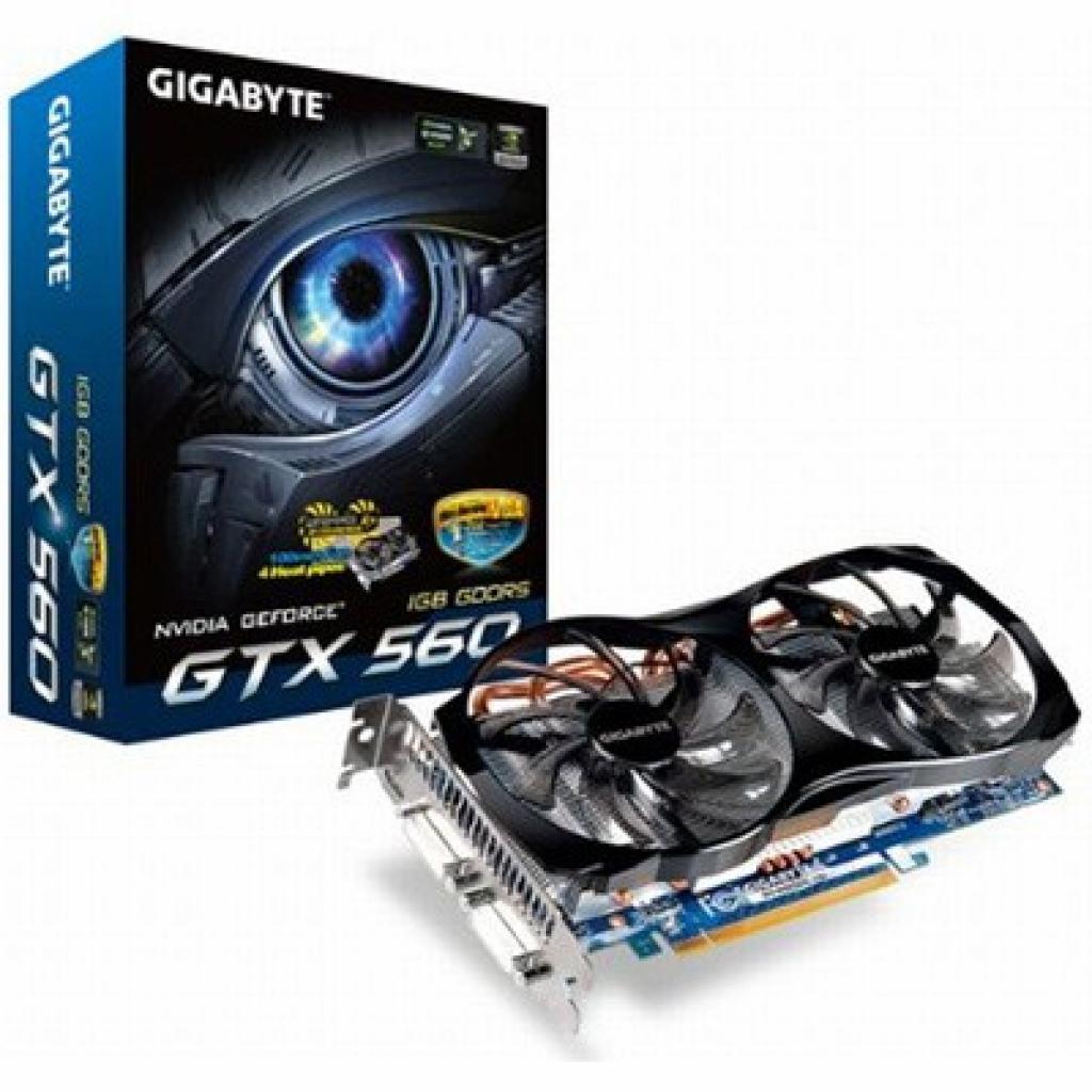 Видеокарта GIGABYTE GeForce GTX560 1024Mb Overclock (GV-N56GOC-1GI)