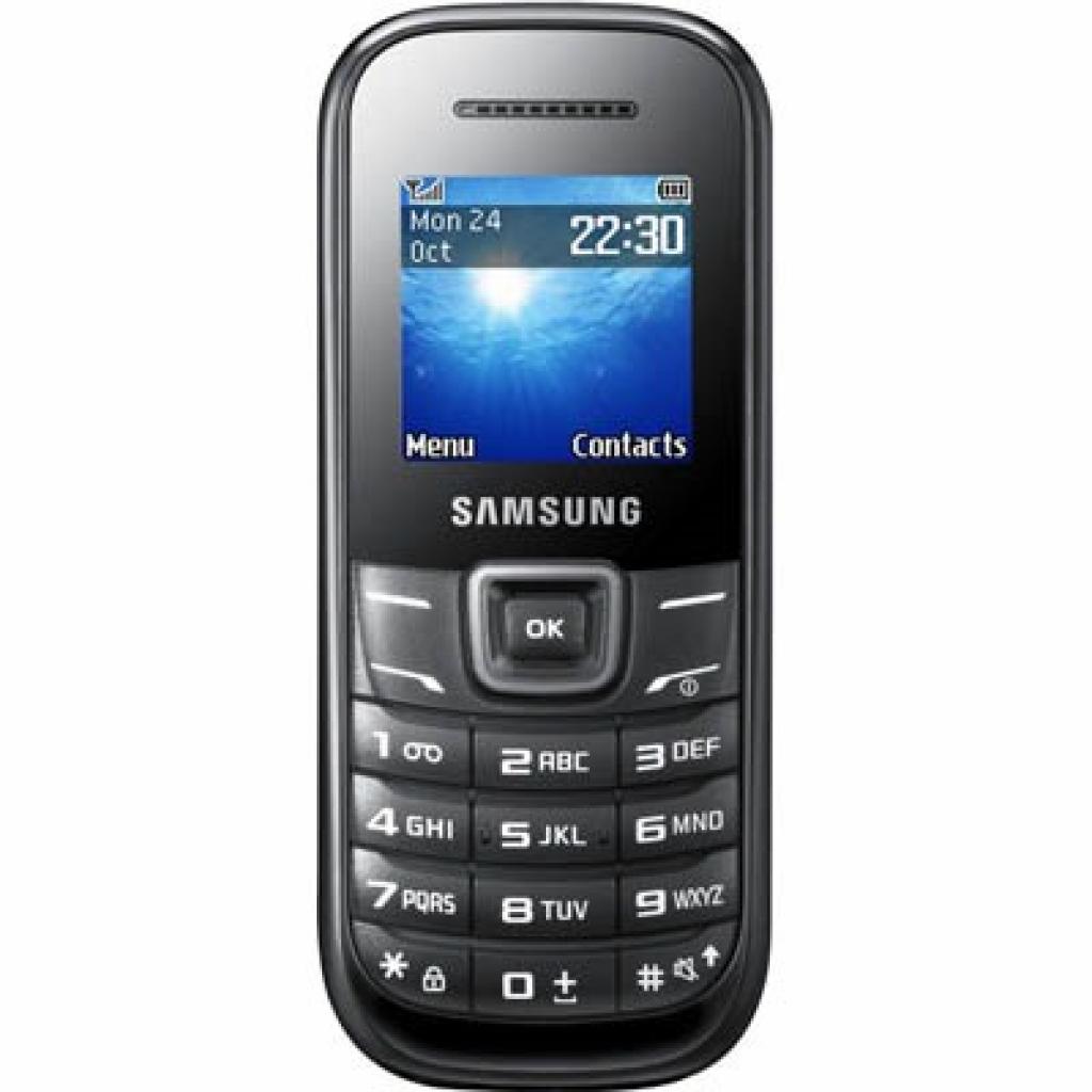 Мобільний телефон Samsung GT-E1200 Black (Keystone II) (GT-E1200ZKISEK)