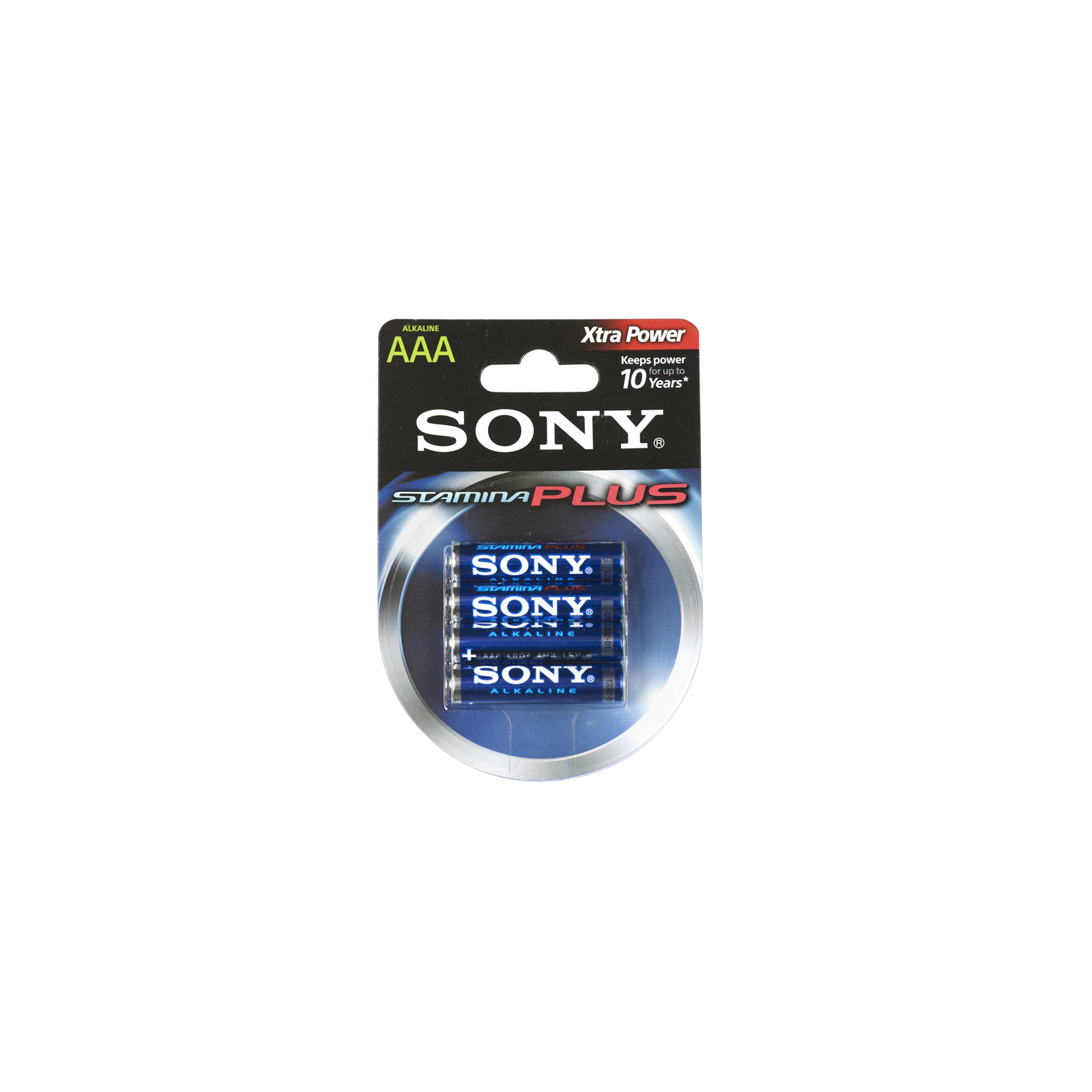 Батарейка Sony LR03 SONY Stamina Plus * 4 (AM4B4D)