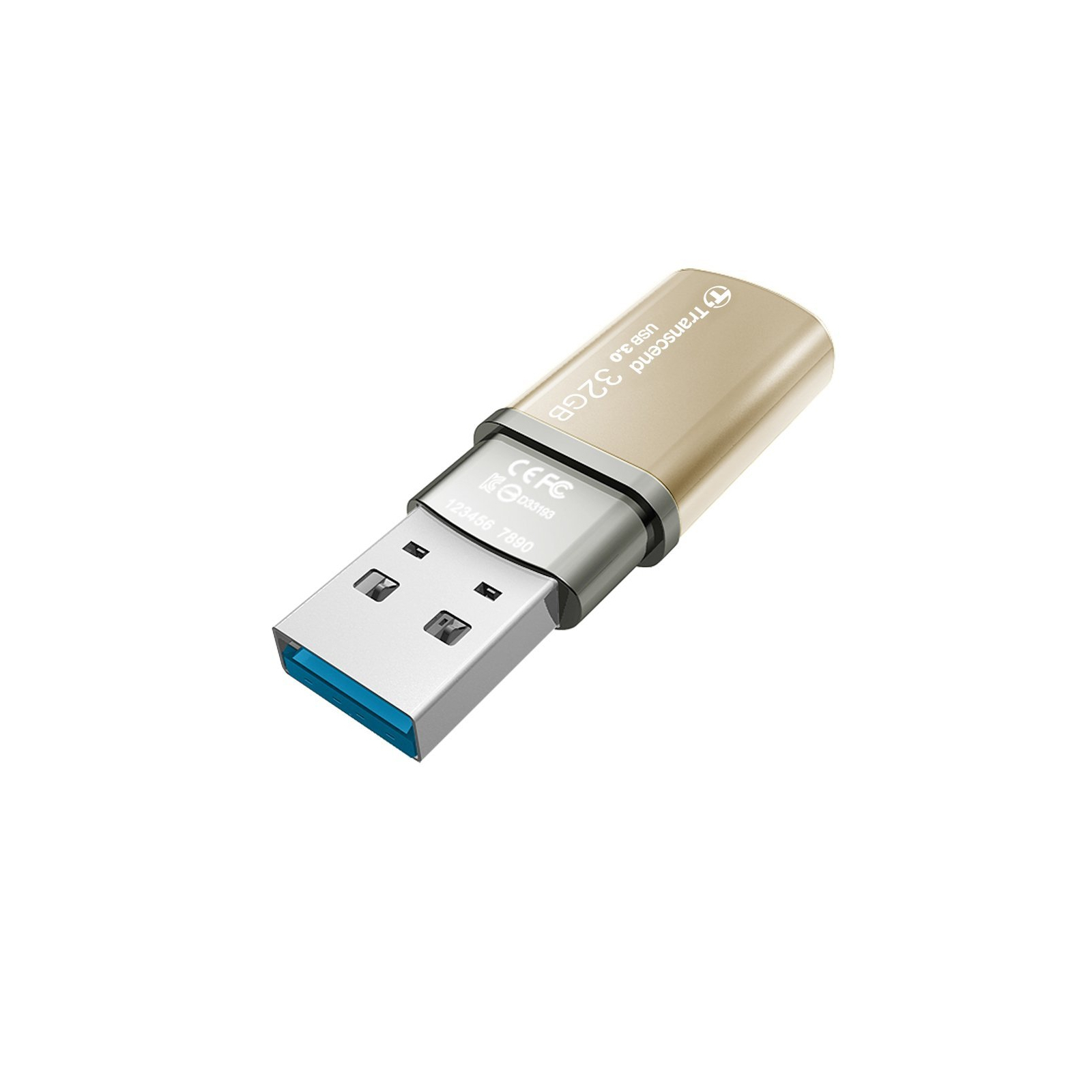 USB флеш накопичувач Transcend JetFlash 820, Gold Plating, USB 3.0 (TS32GJF820G) зображення 3