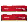 Модуль памяти для компьютера DDR3 16Gb (2x8GB) 1600 MHz HyperX Fury Red Kingston Fury (ex.HyperX) (HX316C10FRK2/16)