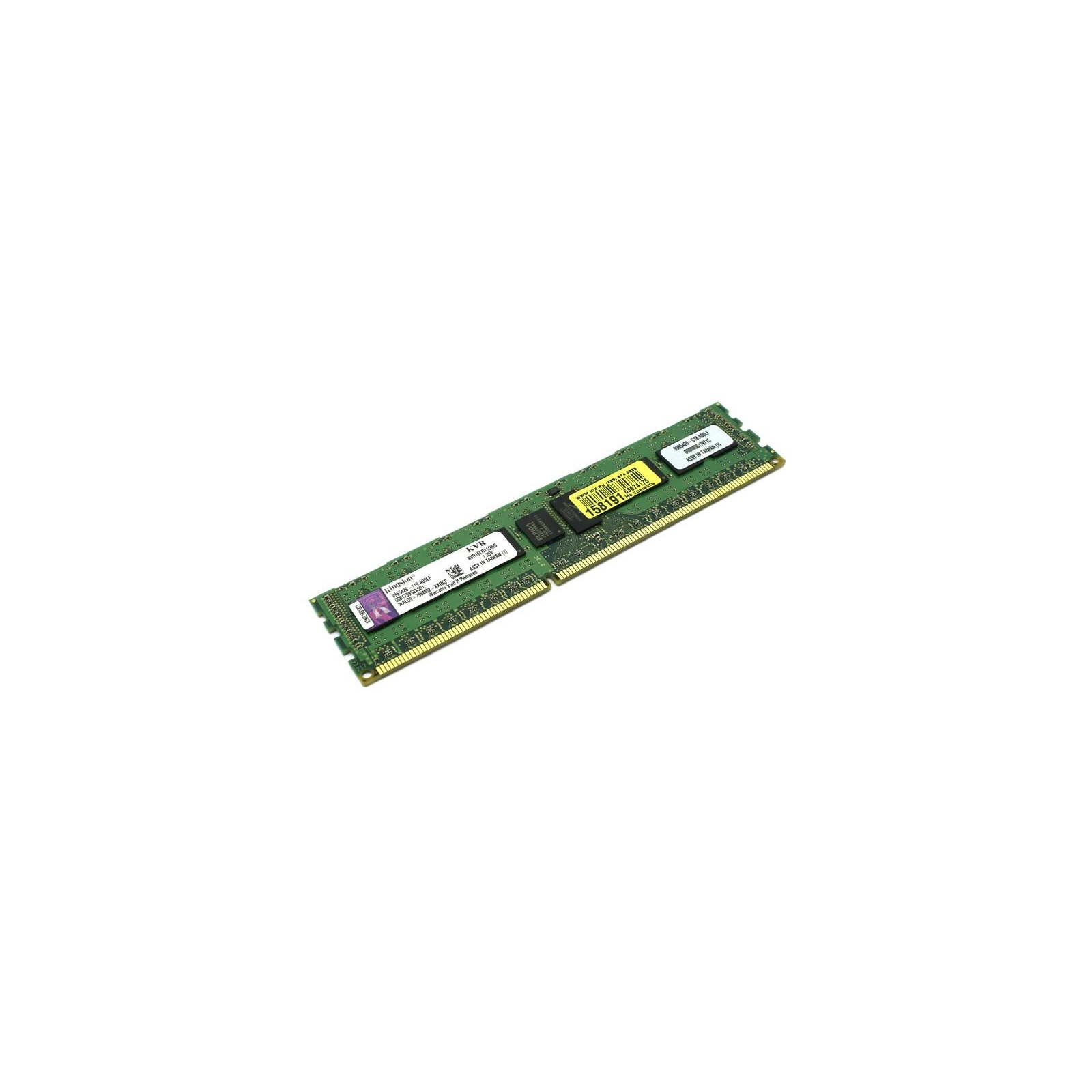 Модуль пам'яті для сервера DDR3 8GB ECC RDIMM 1600MHz 2Rx8 1.35/1.5V CL11 Kingston (KVR16LR11D8/8)