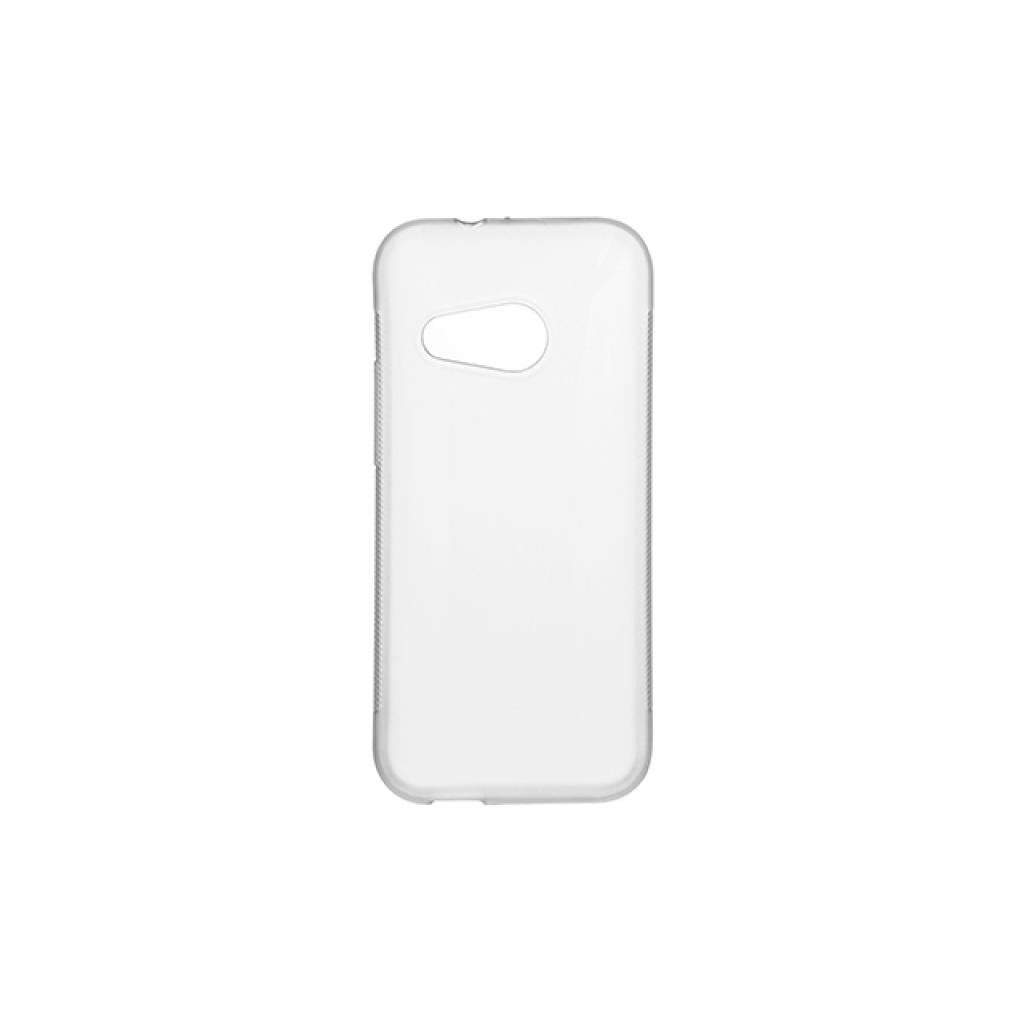 Чохол до мобільного телефона Drobak для HTC One M8 Mini White Clear /Elastic PU (218891)