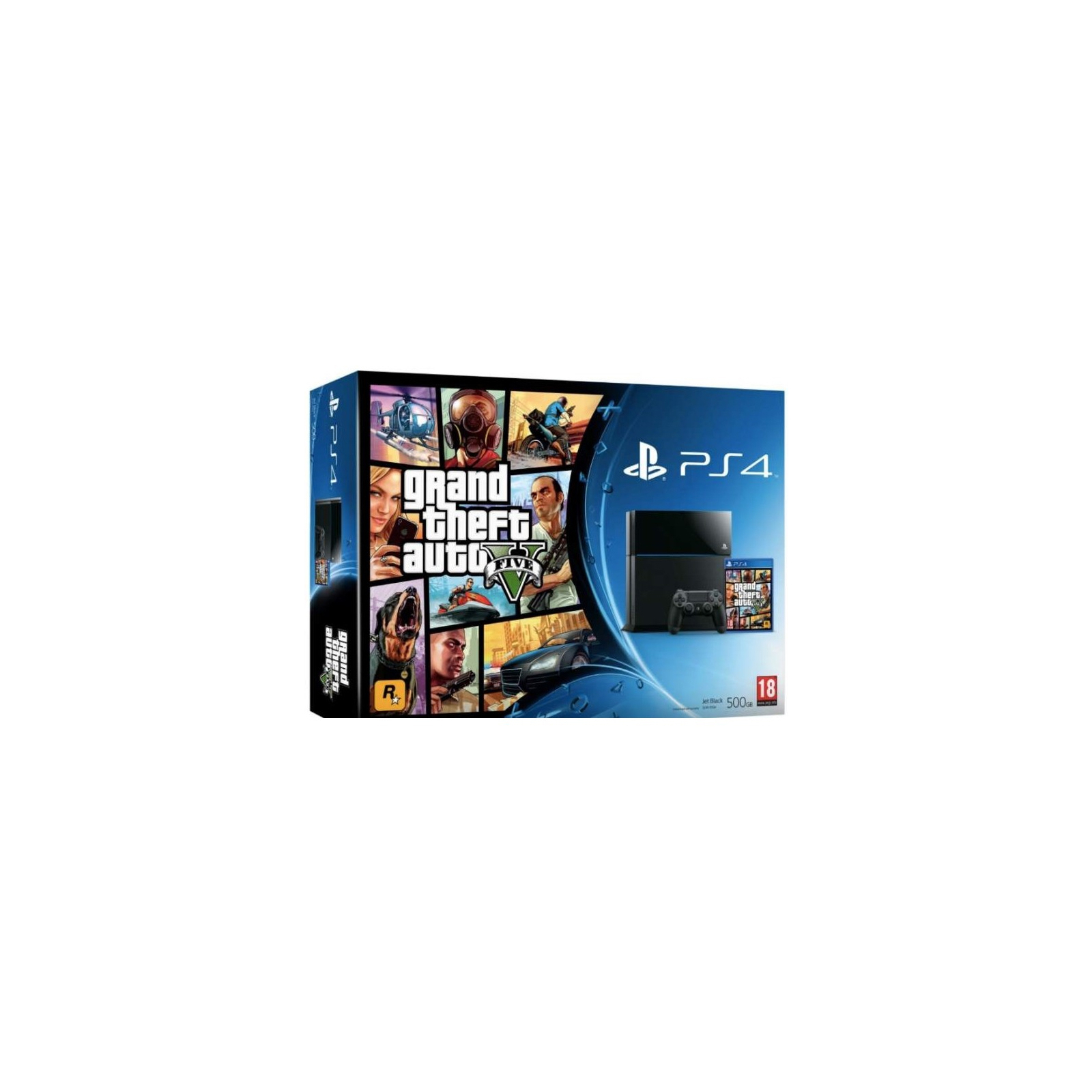 Игровая консоль Sony PlayStation 4 500GB + GTA V (PS719874713) изображение 8