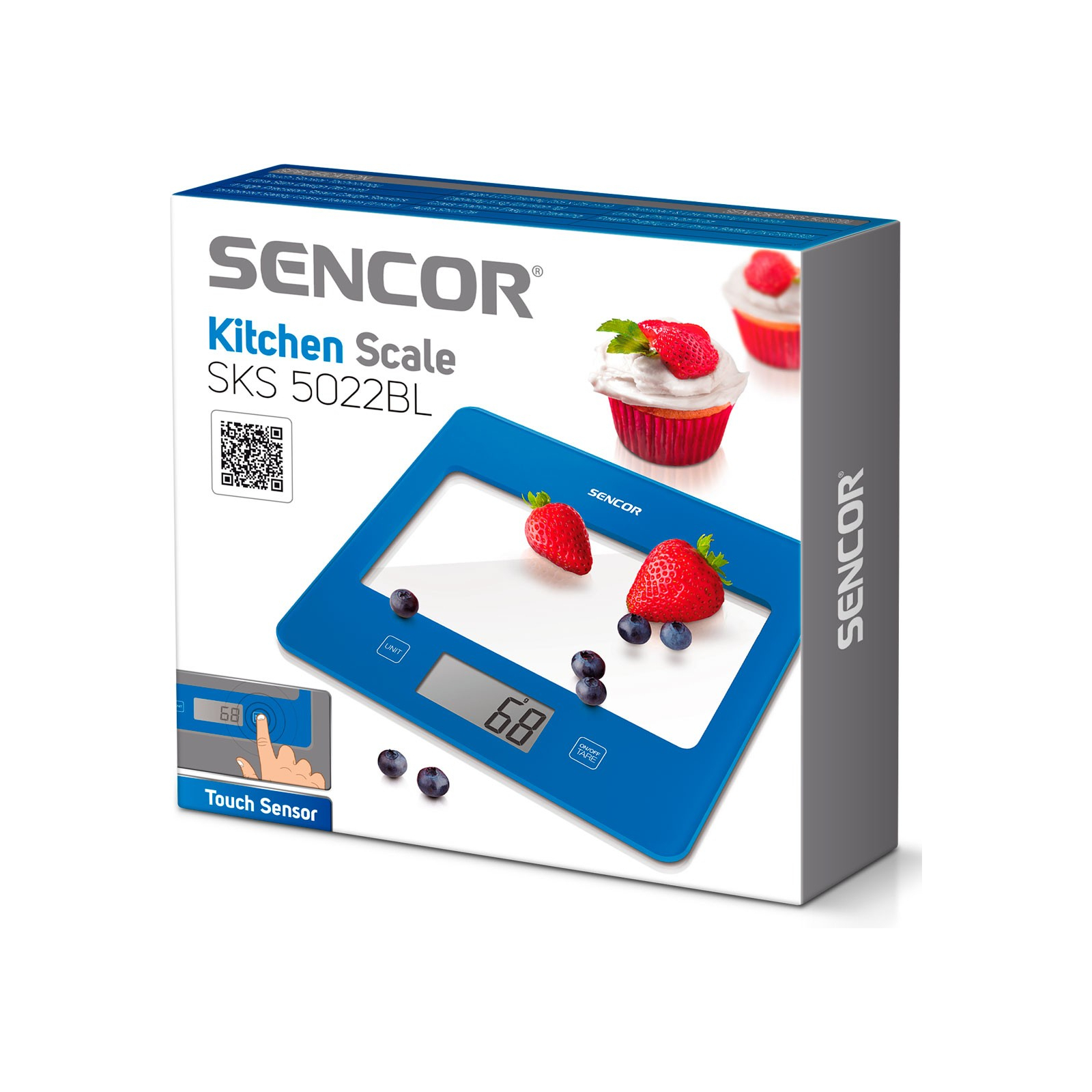Весы кухонные Sencor SKS 5022 BL (SKS5022BL) изображение 2