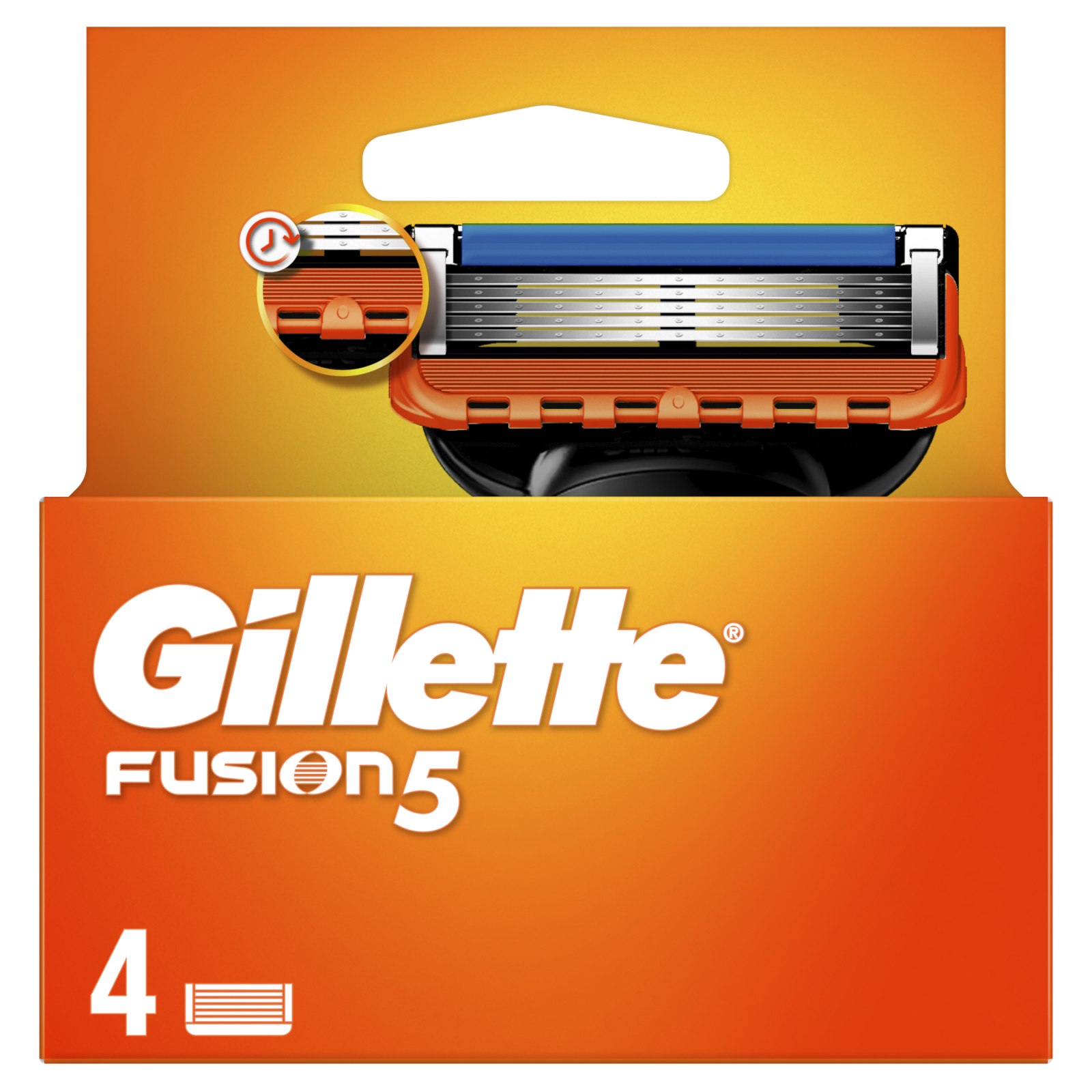 Сменные кассеты Gillette Fusion, 6шт (7702018918102) изображение 2