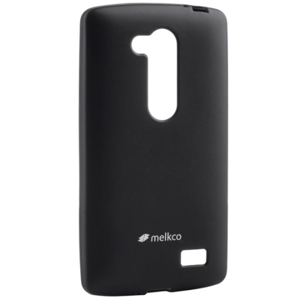 Чохол до мобільного телефона Melkco для LG L70+ Fino/D295 Poly Jacket TPU Black (6184721)