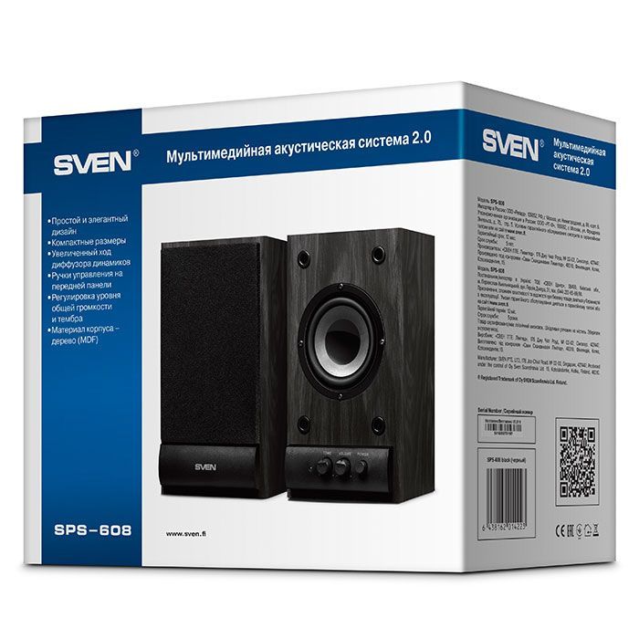 Акустическая система Sven SPS-608 black изображение 5