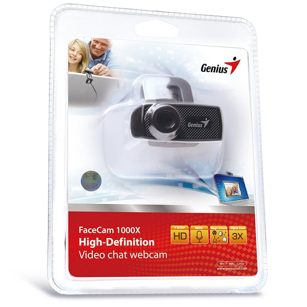 Веб-камера Genius FaceCam 1000X HD (32200223101) зображення 4