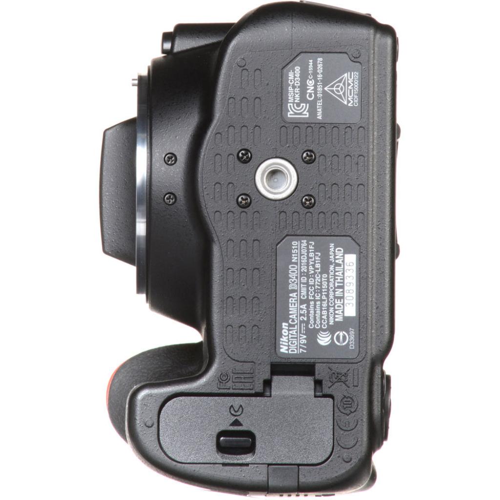 Цифровий фотоапарат Nikon D3400 AF-P 18-55 Non-VR KIT (VBA490K002) зображення 12