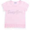 Футболка дитяча Breeze з мереживом (9001-104G-pink)