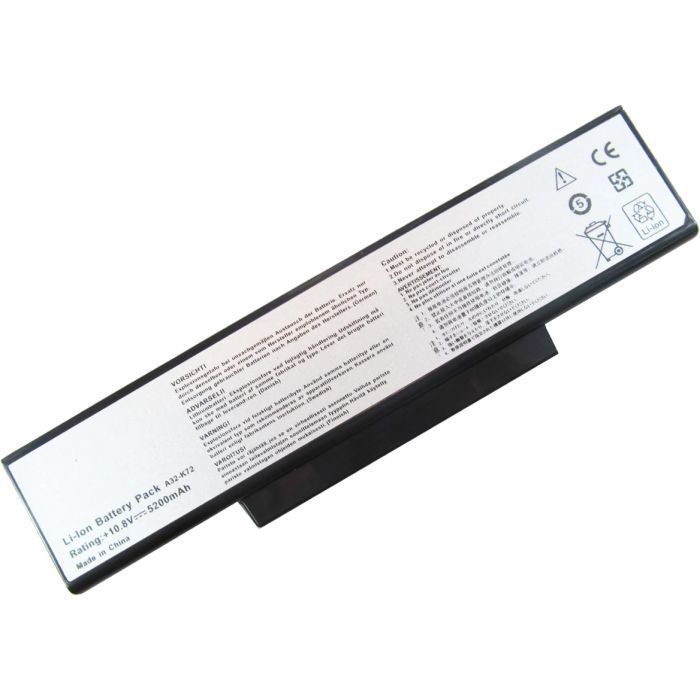Аккумулятор для ноутбука AlSoft Asus A32-K72 5200mAh 6cell 11.1V Li-ion (A41440) изображение 2