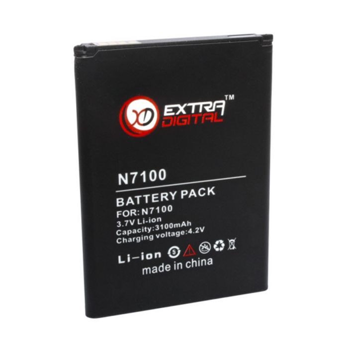 Аккумуляторная батарея Extradigital Samsung GT-N7100 Galaxy Note 2 (3100 mAh) (BMS6317)