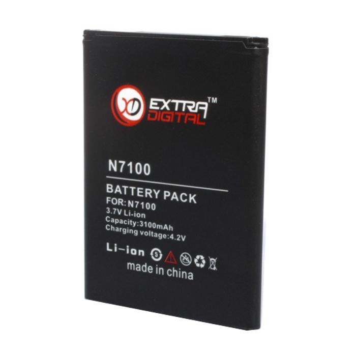 Аккумуляторная батарея Extradigital Samsung GT-N7100 Galaxy Note 2 (3100 mAh) (BMS6317) изображение 2
