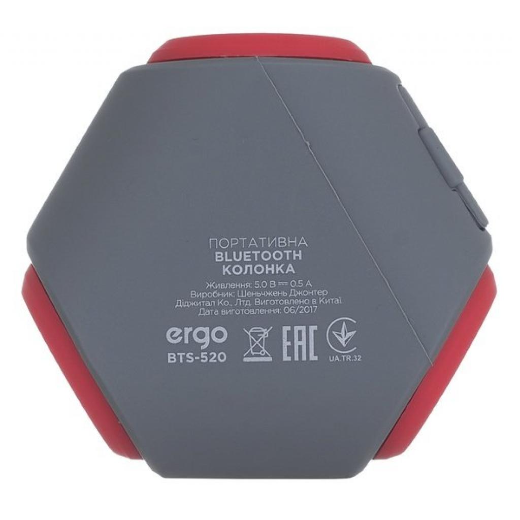 Акустична система Ergo BTS-520 Red зображення 5
