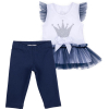 Набор детской одежды Breeze с коронкой (10869-86G-blue)