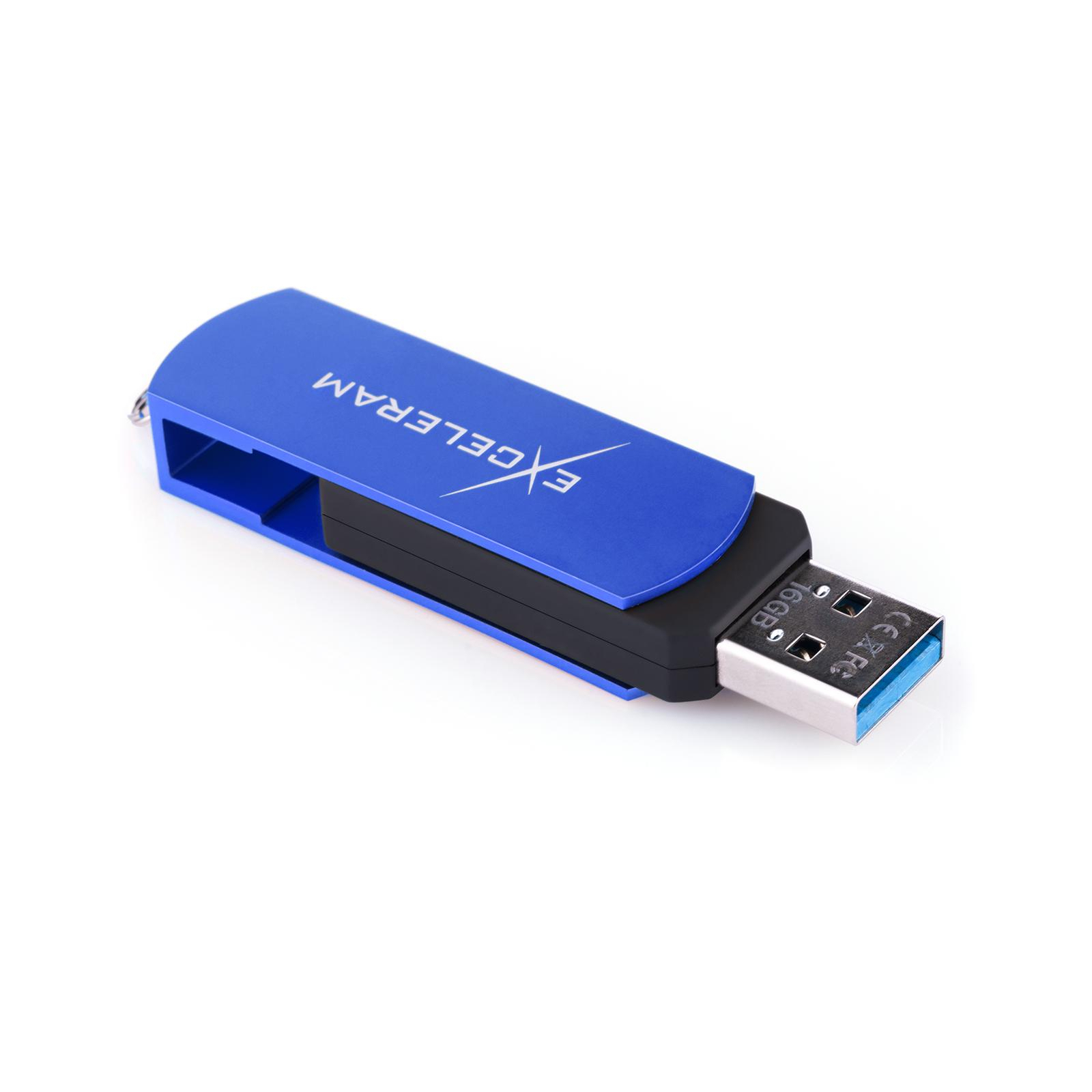 USB флеш накопичувач eXceleram 16GB P2 Series Blue/Black USB 3.1 Gen 1 (EXP2U3BLB16) зображення 5