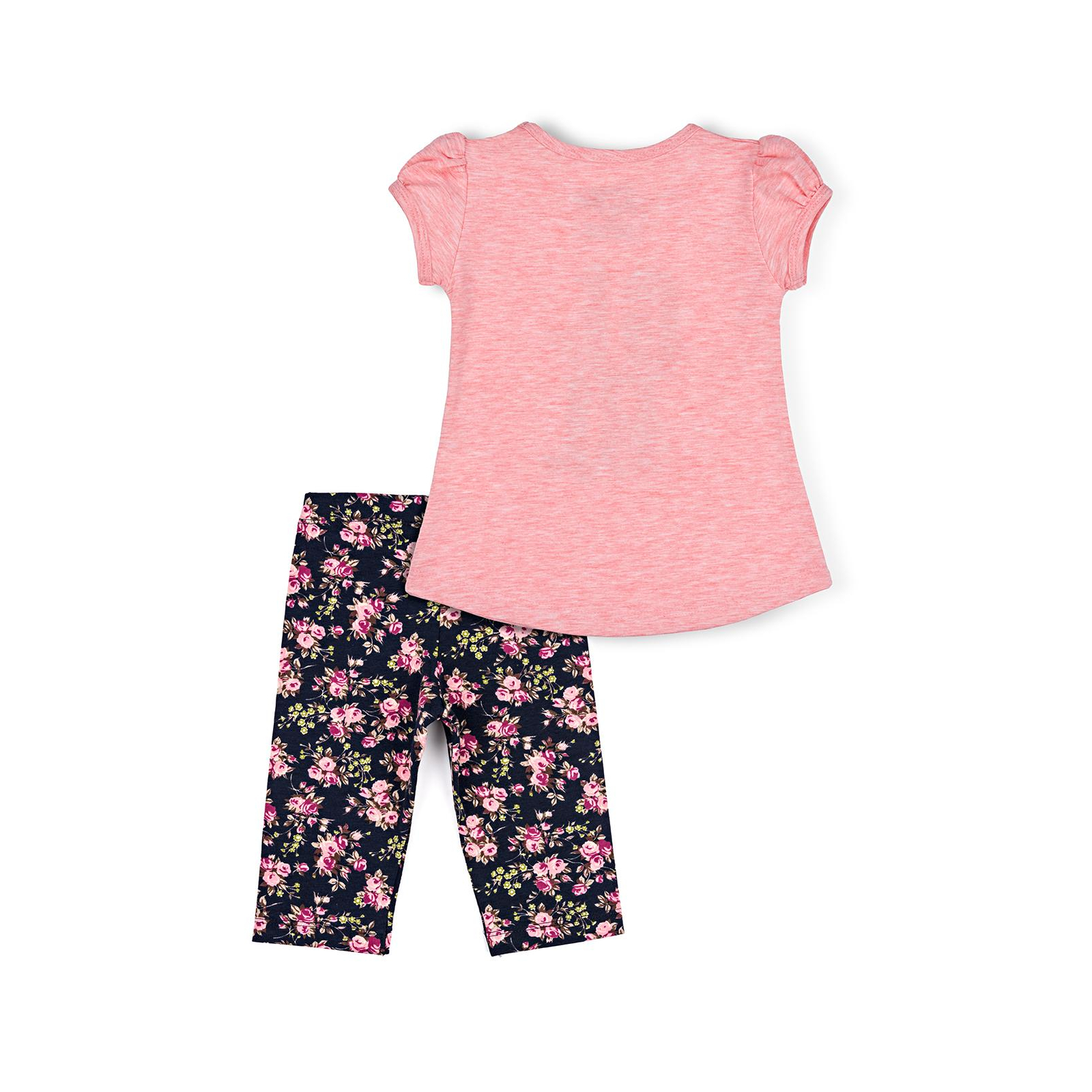 Набор детской одежды Breeze в цветочки (6198-98G-peach) изображение 4