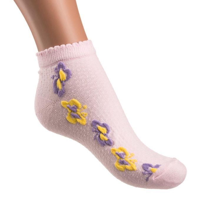 Носки детские Bross с бабочками (14457-5-7G-mix) изображение 4