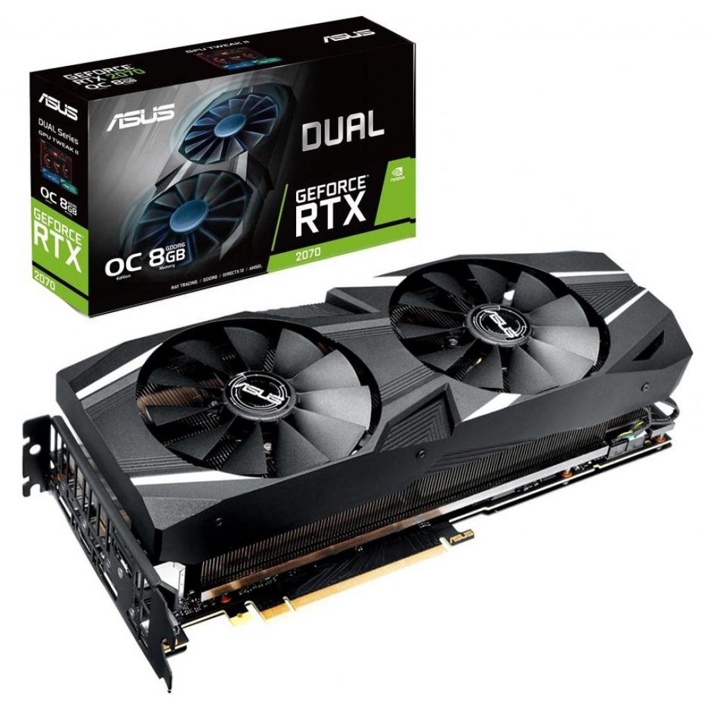 Видеокарта ASUS GeForce RTX2070 8192Mb DUAL OC (DUAL-RTX2070-O8G)