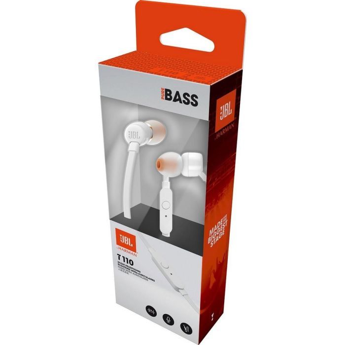 Наушники JBL T110 White (T110WHT) изображение 6