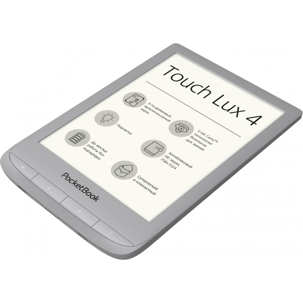 Электронная книга Pocketbook 627 Touch Lux4 Silver (PB627-S-CIS) изображение 3