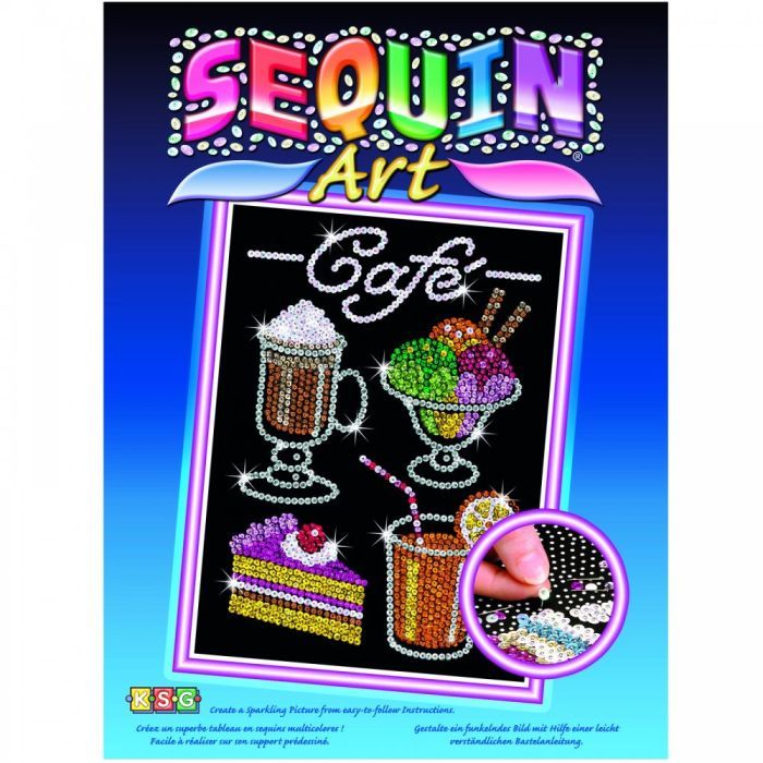 Набор для творчества Sequin Art BLUE Cafe (SA1424) изображение 2