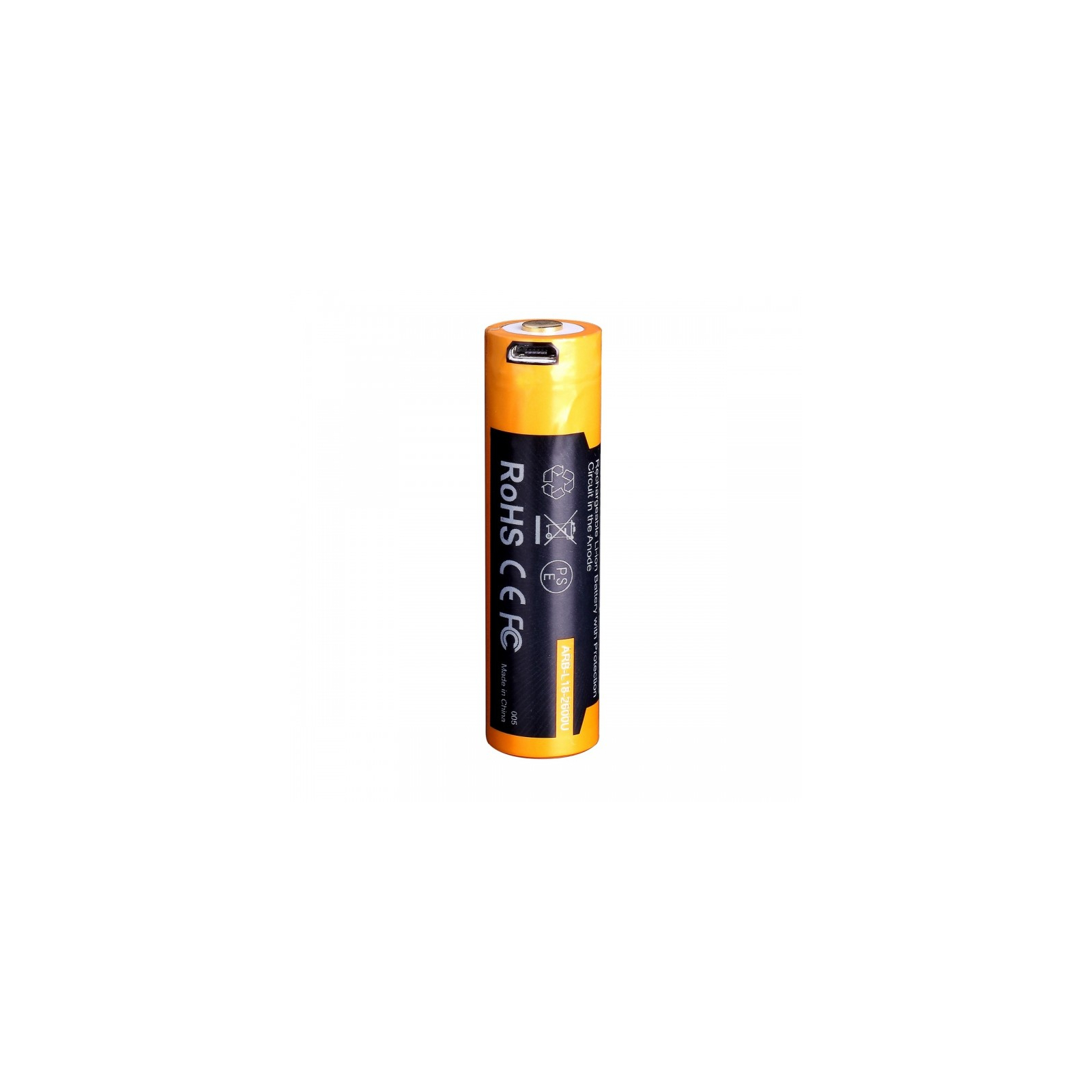 Аккумулятор Fenix 18650  2600 mAh micro usb зарядка (ARB-L18-2600U) изображение 4