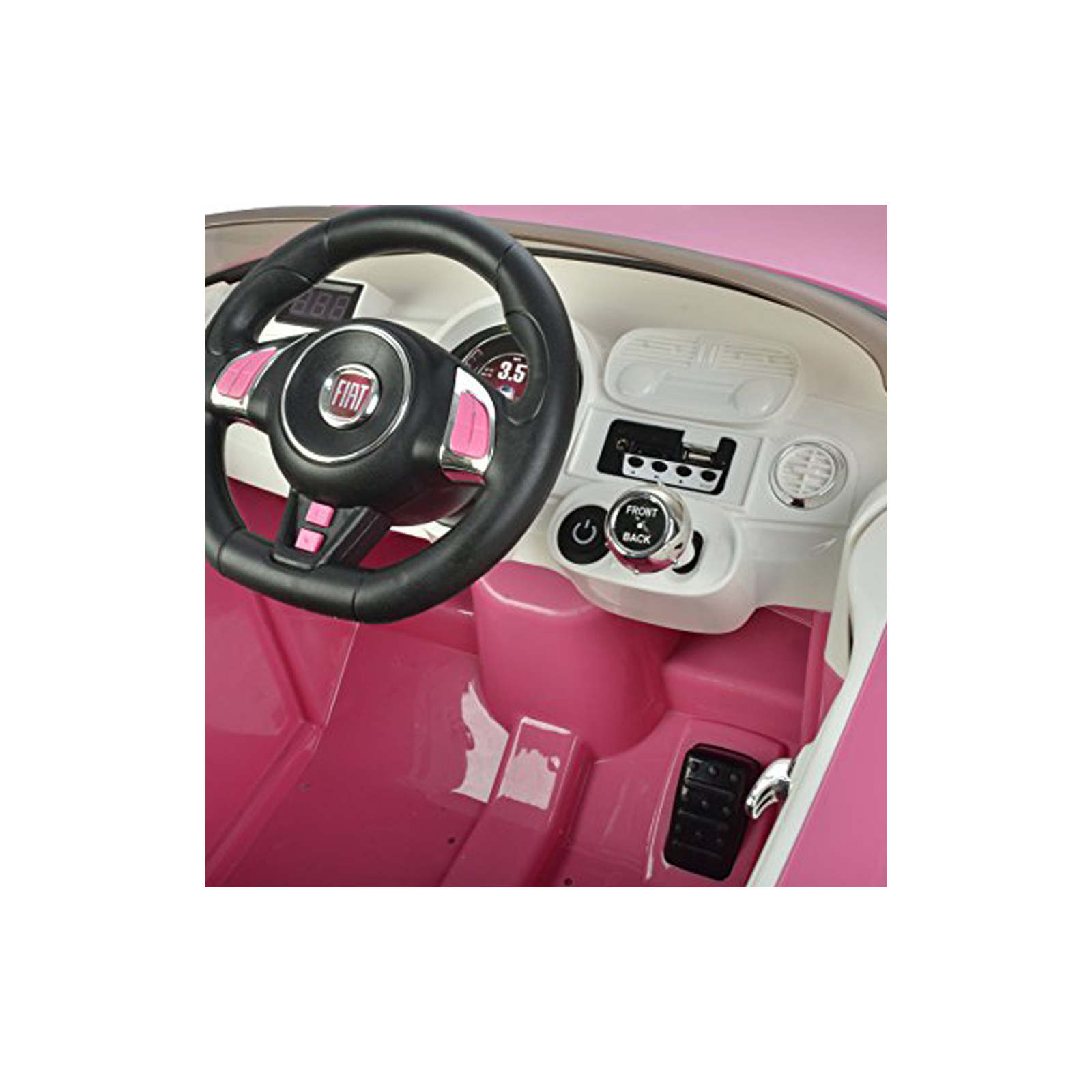 Електромобіль BabyHit Fiat Z651R Pink (71142) зображення 6