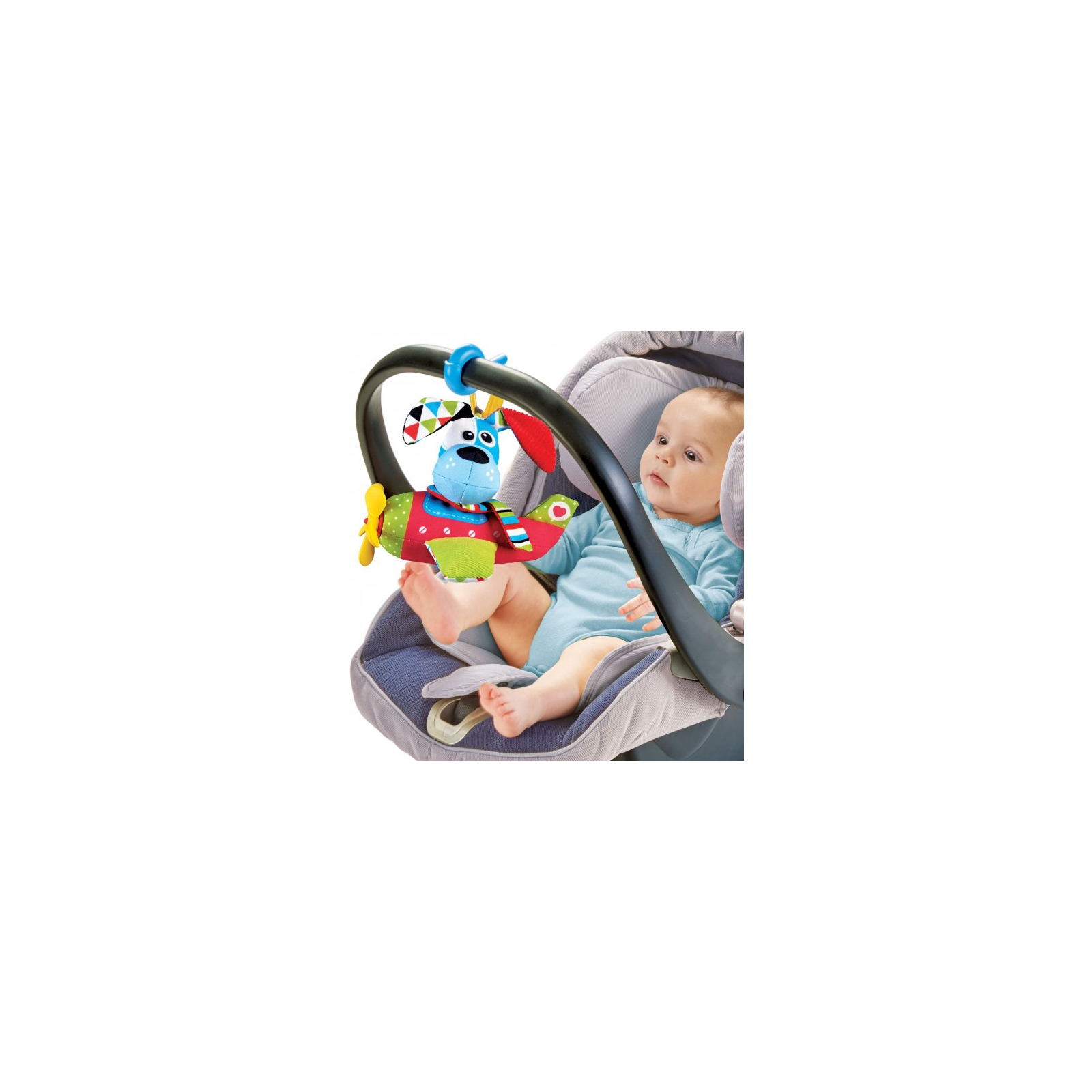 Іграшка на коляску Yookidoo Собачка пілот (70633) зображення 5