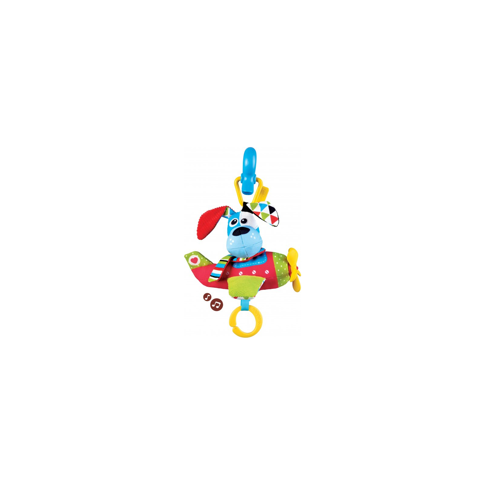 Іграшка на коляску Yookidoo Собачка пілот (70633)
