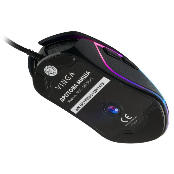 Мышка Vinga MSG-185 Black изображение 7