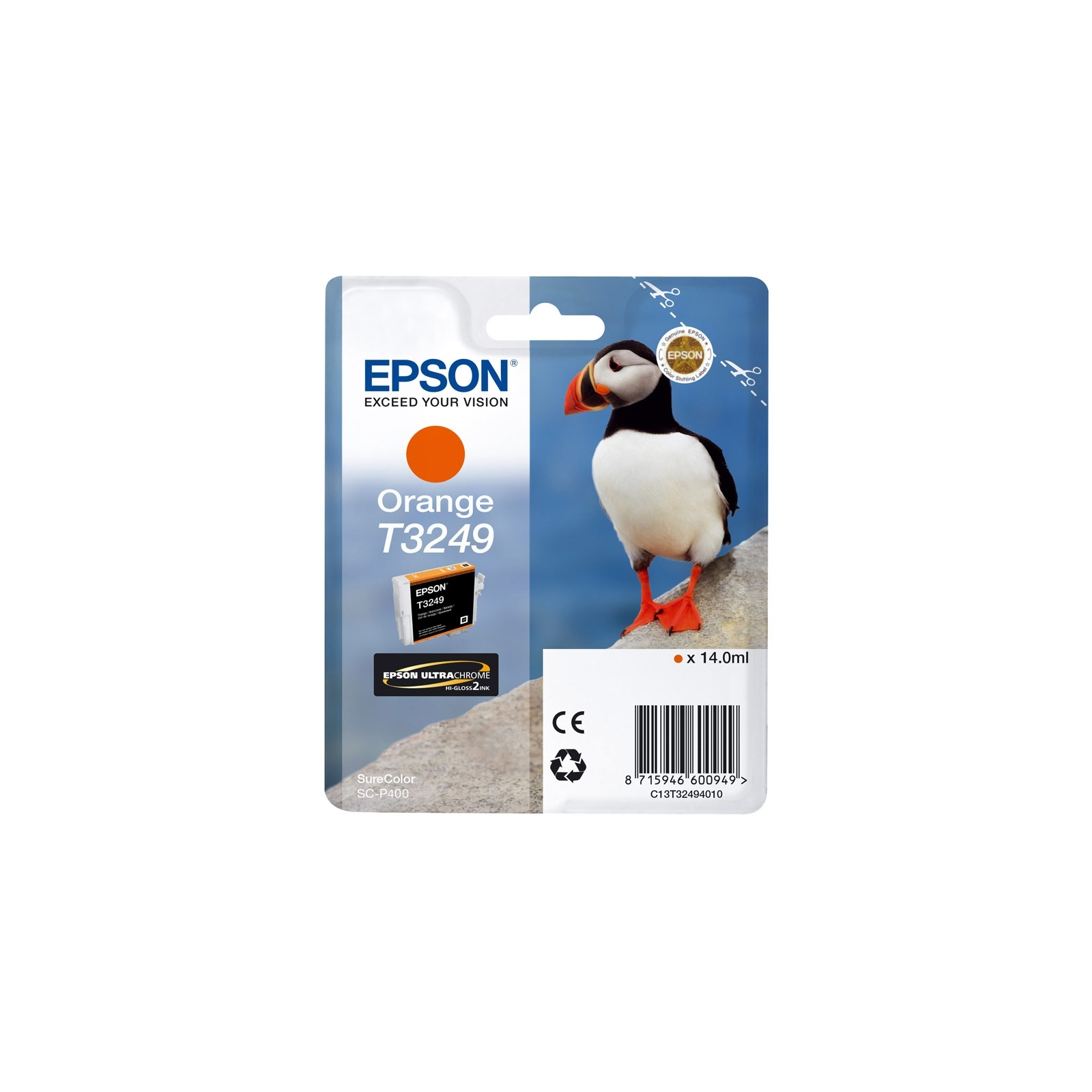 Картридж Epson SC-P400 Orange (C13T32494010)