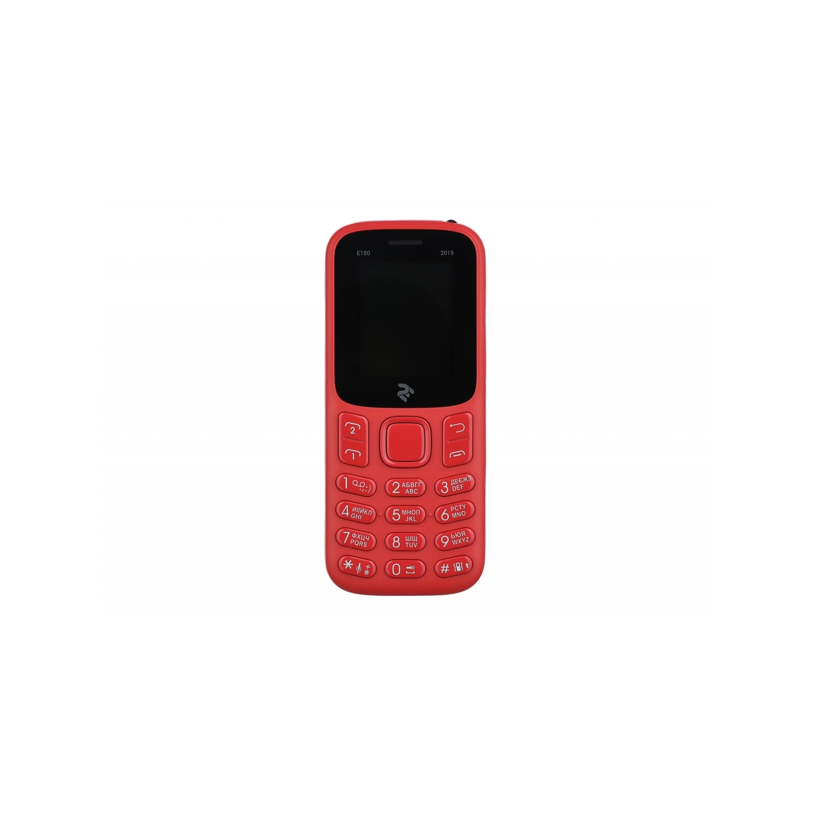 Мобільний телефон 2E E180 2019 Red (680576170057) зображення 2