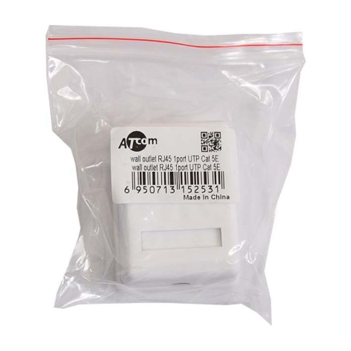 Компьютерная розетка Atcom RJ45 x1 UTP cat.6 (60251) изображение 2