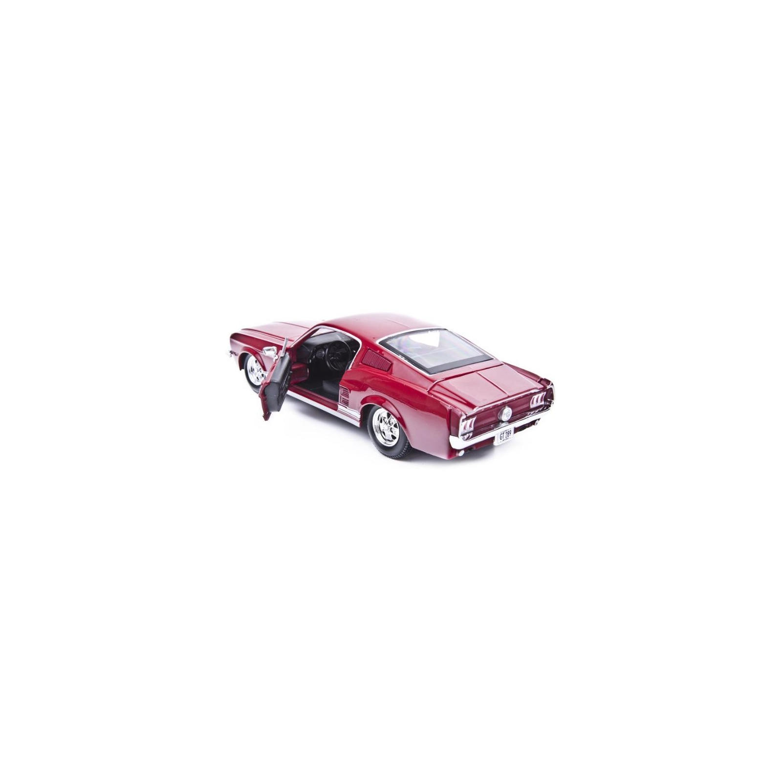 Машина Maisto 1967 Ford Mustang GT червоний (1:24) (31260 red) зображення 3