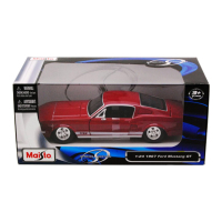 Машина Maisto 1967 Ford Mustang GT красный (1:24) (31260 red) изображение 5