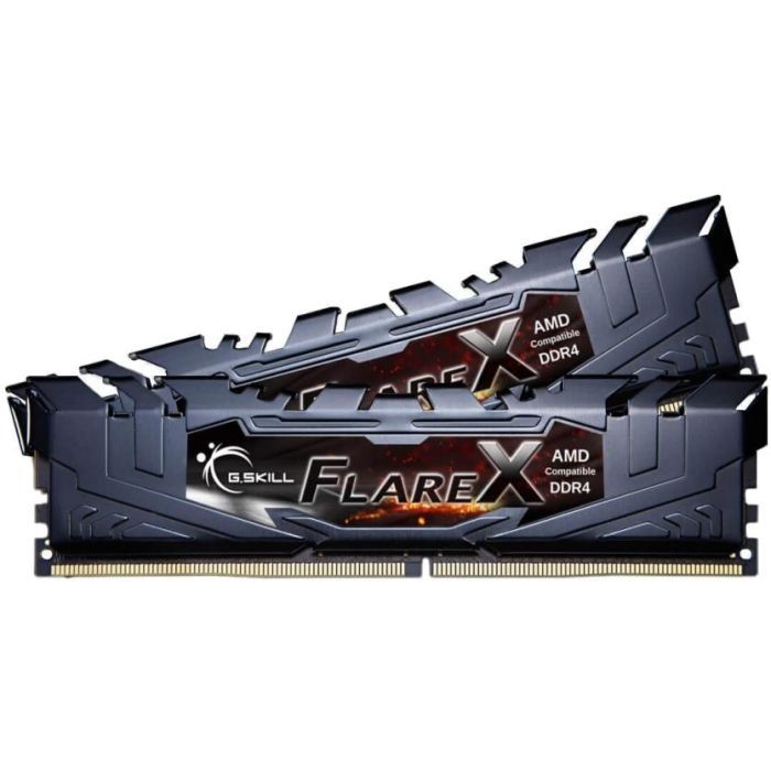 Модуль памяти для компьютера DDR4 16GB (2x8GB) 3200 MHz FlareX Black G.Skill (F4-3200C16D-16GFX) изображение 2