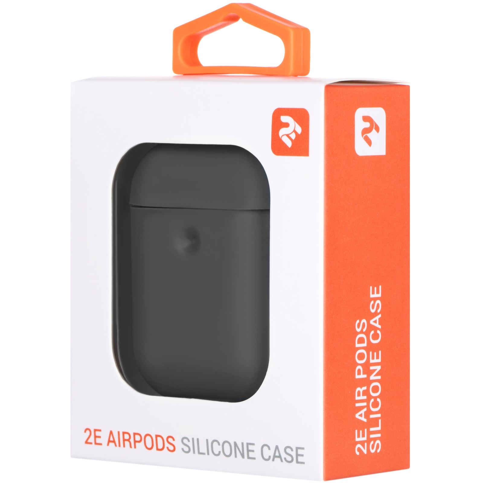 Чохол для навушників 2E для Apple AirPods Pure Color Silicone 3.0 мм Carbon Gray (2E-AIR-PODS-IBPCS-3-CGR) зображення 3