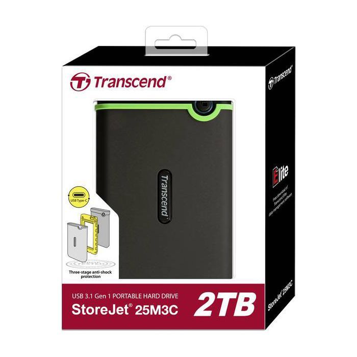 Внешний жесткий диск 2.5" 2TB Transcend (TS2TSJ25M3C) изображение 4