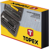 Набір біт Topex 101 шт c держателем (39D359) зображення 2