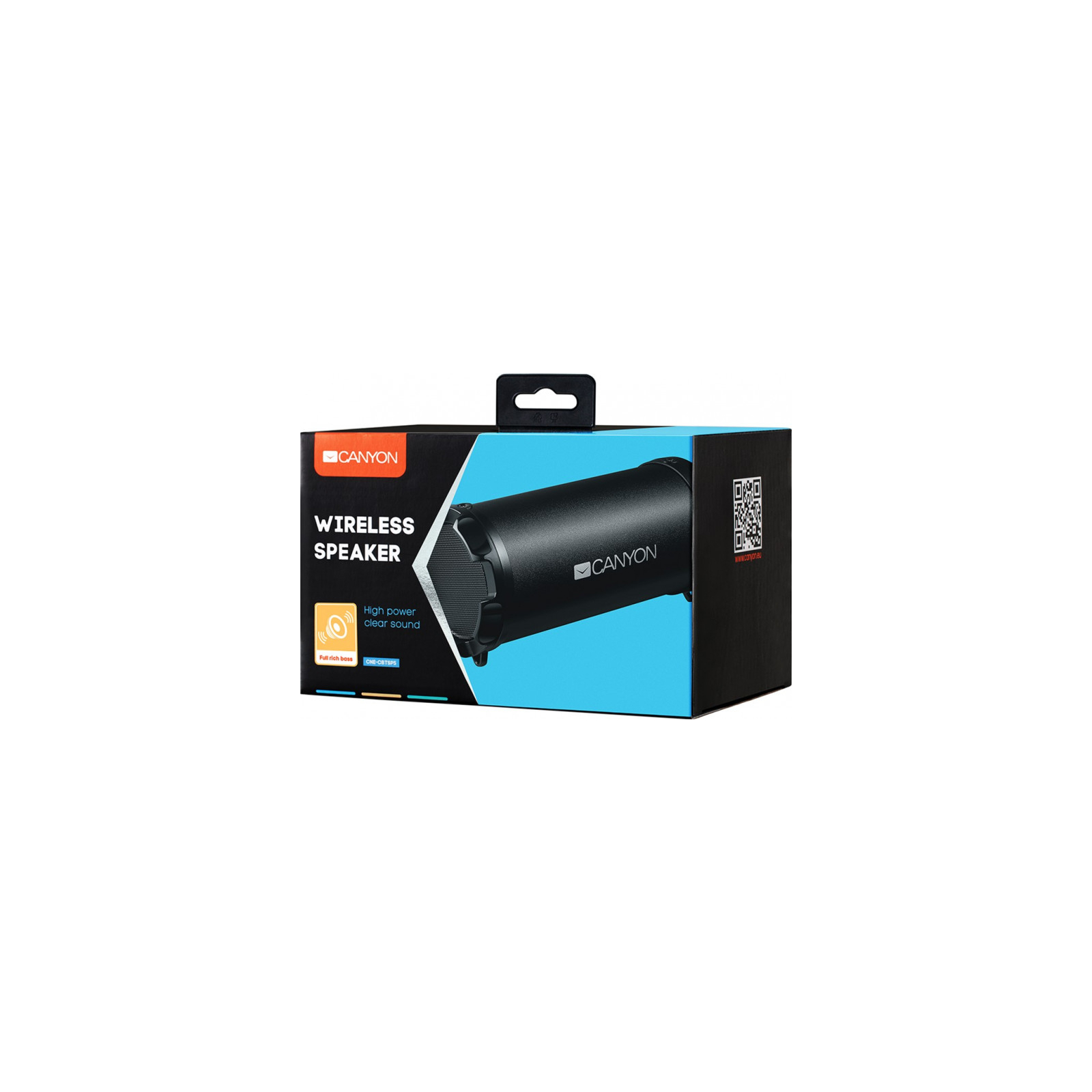 Акустична система Canyon Portable Bluetooth Speaker Black (CNE-CBTSP5) зображення 3