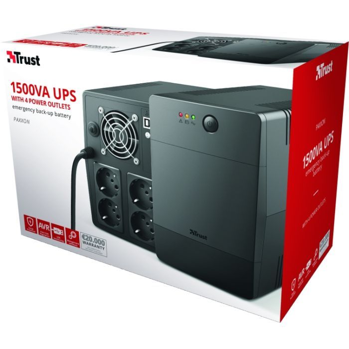 Источник бесперебойного питания Trust Paxxon 1500VA (23505_TRUST) изображение 6