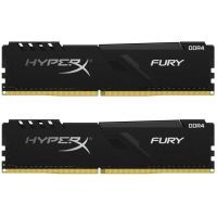 Модуль памяти для компьютера DDR4 64GB (2x32GB) 3000 MHz HyperX Fury Black Kingston Fury (ex.HyperX) (HX430C16FB3K2/64)