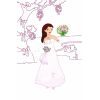Набор для творчества Janod Бумажные куклы - Свадебные наряды (J07840) изображение 4